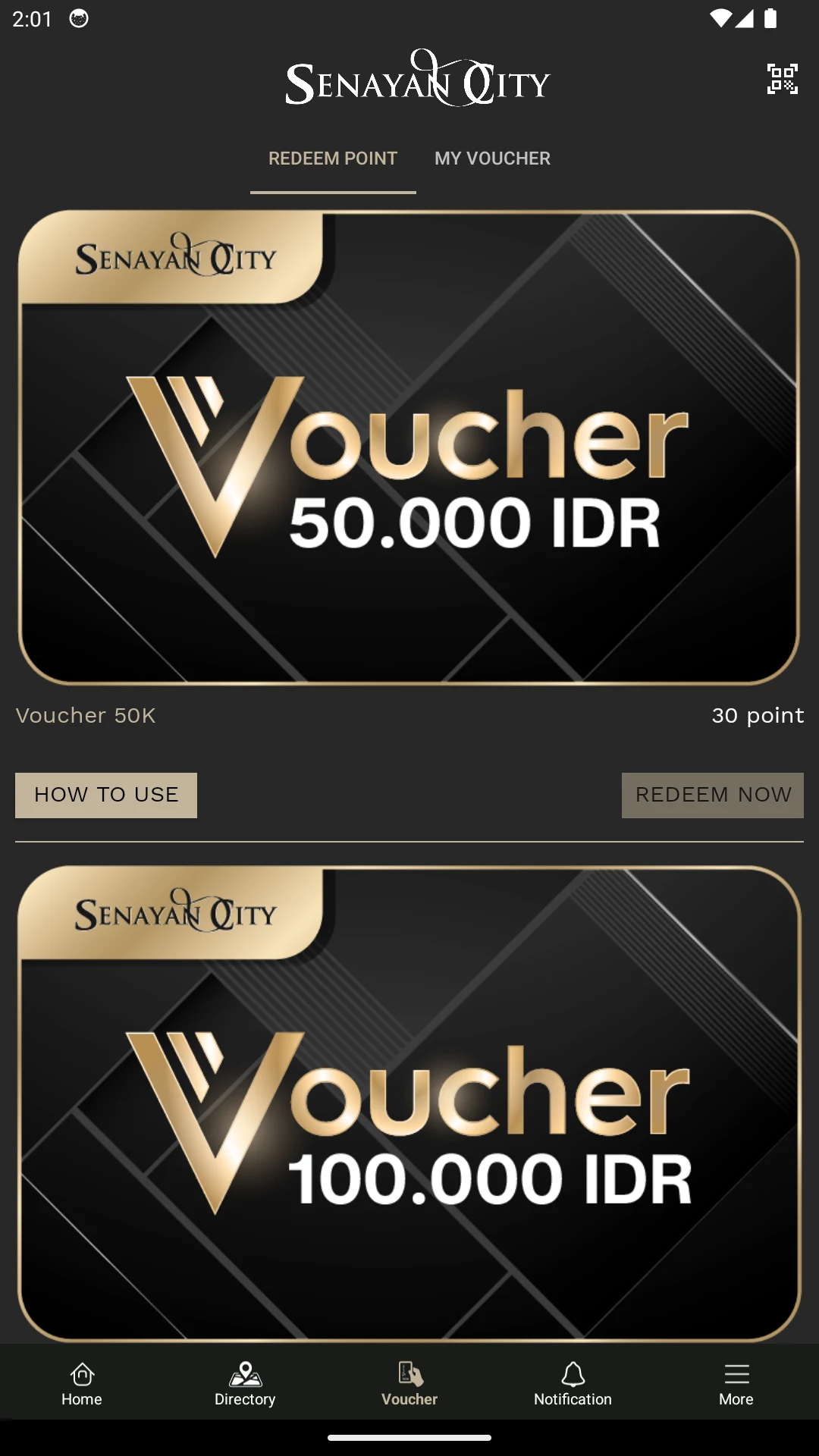 Senayan City screenshot