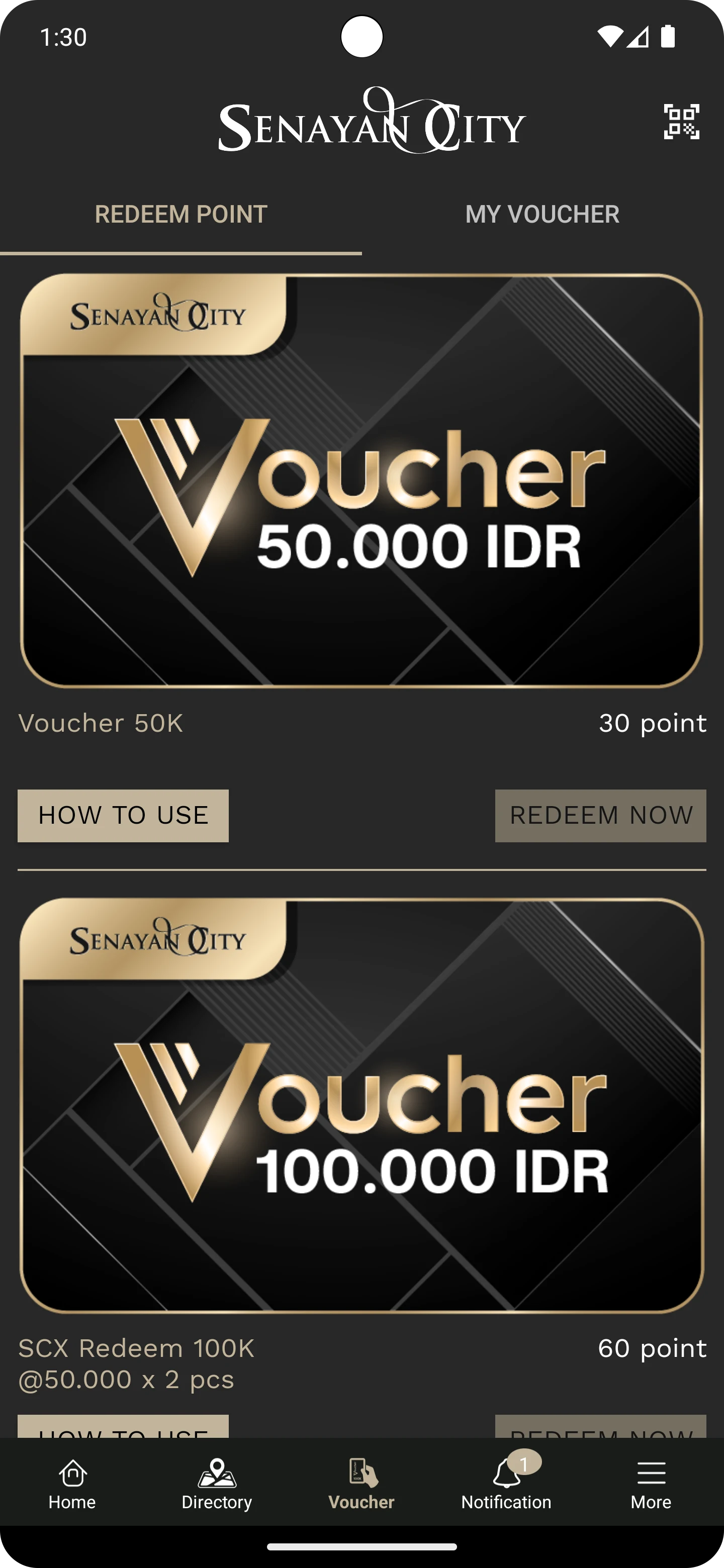 Senayan City screenshot